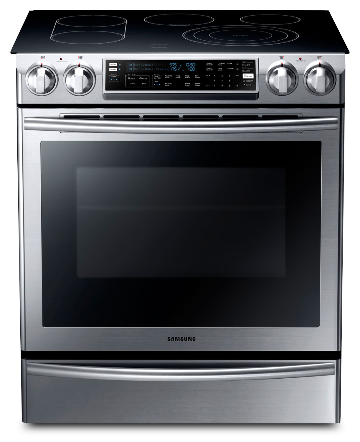 samsung electric slide in range flex duo